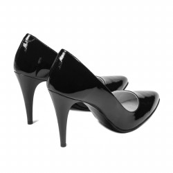 Eleganckie buty damskie 1246 czarny lakier