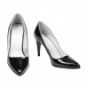 Eleganckie buty damskie 1246 czarny lakier