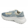 Damskie buty sportowe 6015 perłowo-niebieskie kombinowane