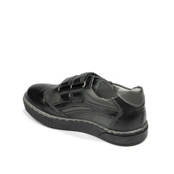 Małe buty dziecięce 16-2c czarne+szare
