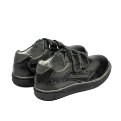 Małe buty dziecięce 16-2c czarne+szare