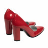 Eleganckie buty damskie 1261 lakier czerwony