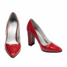 Eleganckie buty damskie 1261 lakier czerwony