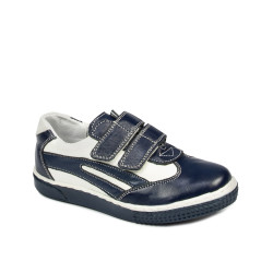 Buty dziecięce małe 16-2c indygo+białe