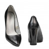 Eleganckie damskie buty 1261 antracyt perłowy