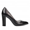 Eleganckie damskie buty 1261 antracyt perłowy