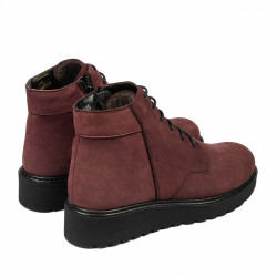 Buty damskie 3335 bufo bordo