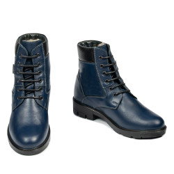 Buty damskie 3316 indigo kombinowany