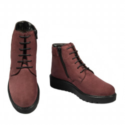 Buty damskie 3335 bufo bordo