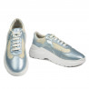 Damskie buty sportowe 6015 perłowo-niebieskie kombinowane