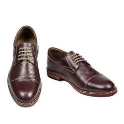 Casualowe buty męskie 873 bordo