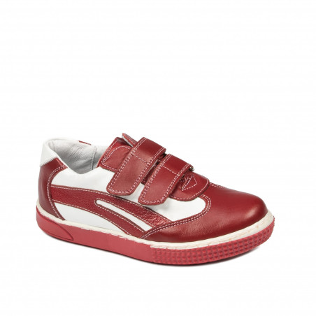 Buty dziecięce małe 16-1c czerwony+biały
