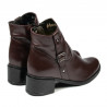 Buty damskie 3319 bordo