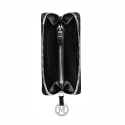 Damski portfel 204g 01 croco czarny