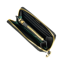 Portfel damski 204g czarny kawior