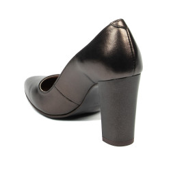 Damskie eleganckie buty 1261 brąz perłowy