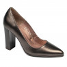 Damskie eleganckie buty 1261 brąz perłowy