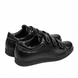 Buty sportowe młodzieżowe 369sc czarne rzepy