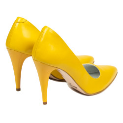 Damskie eleganckie buty 1246 żółte