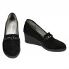 Damskie buty casual 6011 bawełniane czarne