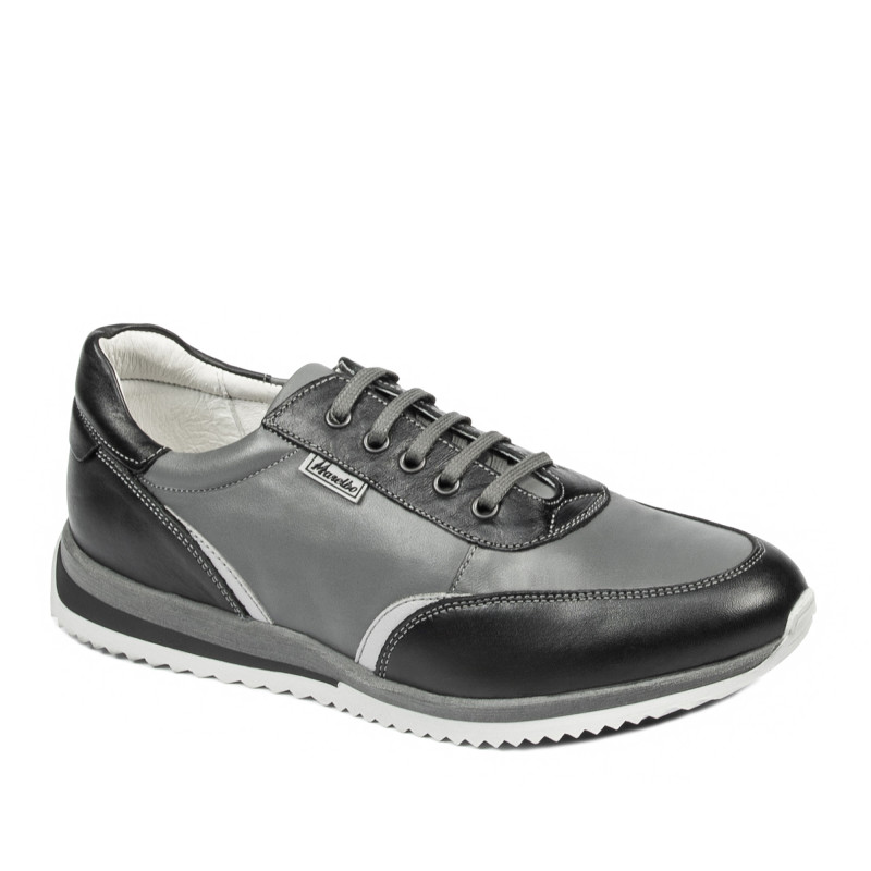 Buty sportowe młodzieżowe 374 czarne+szare