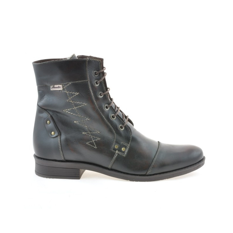 Buty męskie 418 a brązowy