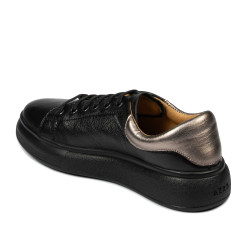 Damskie buty sportowe 6008 czarne połączone