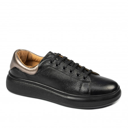 Damskie buty sportowe 6008 czarne połączone