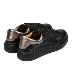 Damskie buty sportowe 6008 czarne połączone