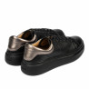 Damskie buty sportowe 6008 czarne połączone