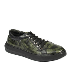 Casualne/sportowe buty męskie 841-1 zielony kamuflaż