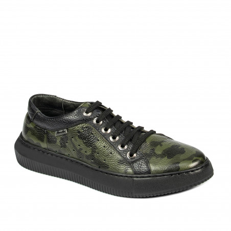 Casualne/sportowe buty męskie 841-1 zielony kamuflaż