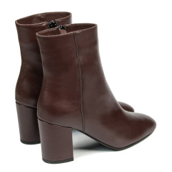 Damskie botki 1402 bordo