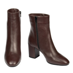 Damskie botki 1402 bordo