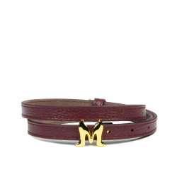Damski pasek 42mc burgund