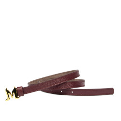 Damski pasek 42mc burgund