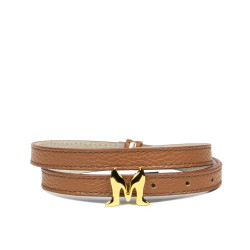 Pasek damski 42cm camel