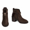Damskie botki 3400 bufo café combinado