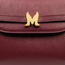 Damska torba na ramię 033g burgundy