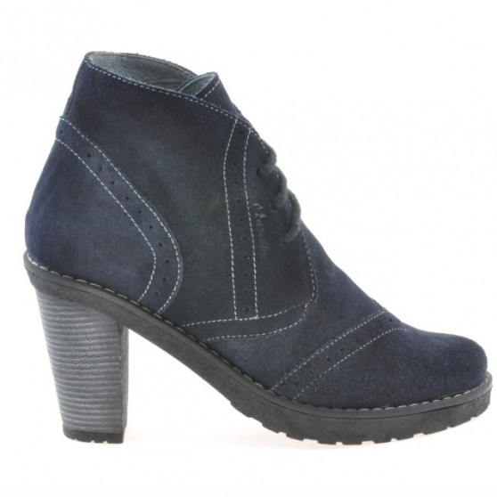 Buty damskie 3230 indigo zamsz