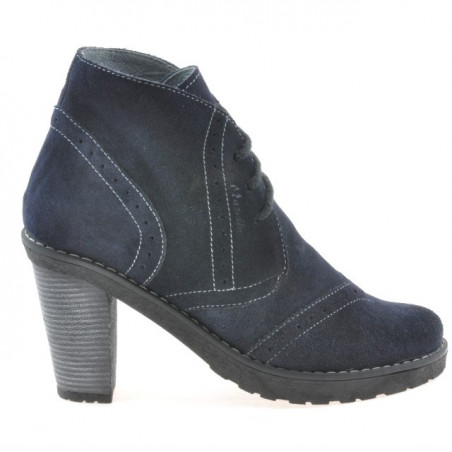 Buty damskie 3230 indigo zamsz