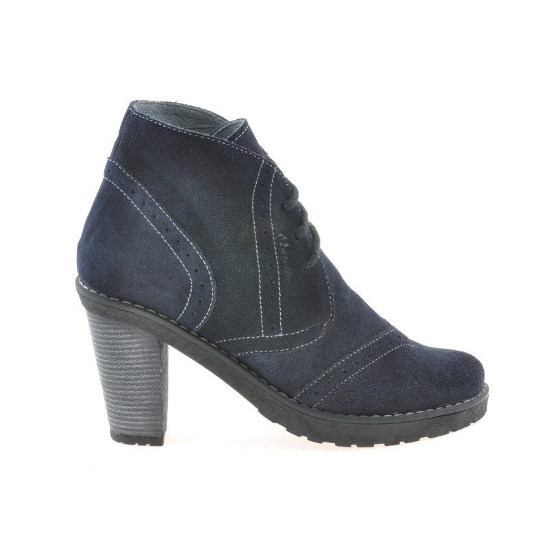 Buty damskie 3230 indigo zamsz