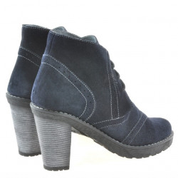 Buty damskie 3230 indigo zamsz
