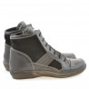 Damskie botki 3227 kawa łączona