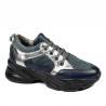 Damskie buty sportowe 6038 indigo łączone