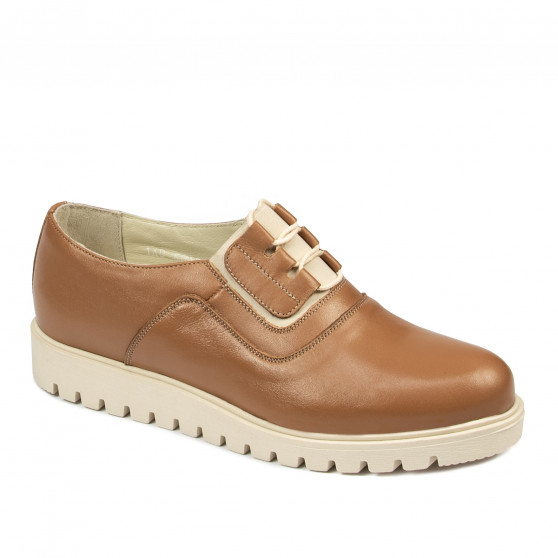 Buty casual damskie 6018 brązowe