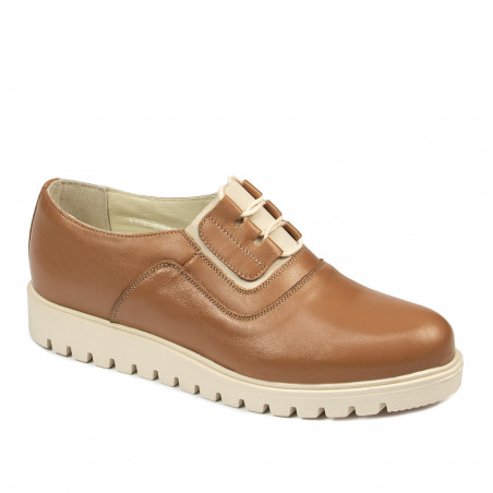 Buty casual damskie 6018 brązowe
