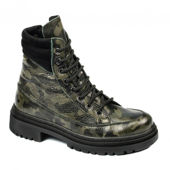 Buty damskie 3362 khaki kamuflażowe