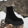 Damskie botki 3393 czarny bufo
