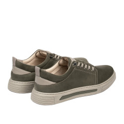 Męskie buty casual 982 bufo kaki kombinowane